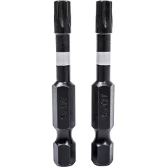 Końcówki wkrętakowe udarowe Torx T27 x 50 mm, 2 szt.