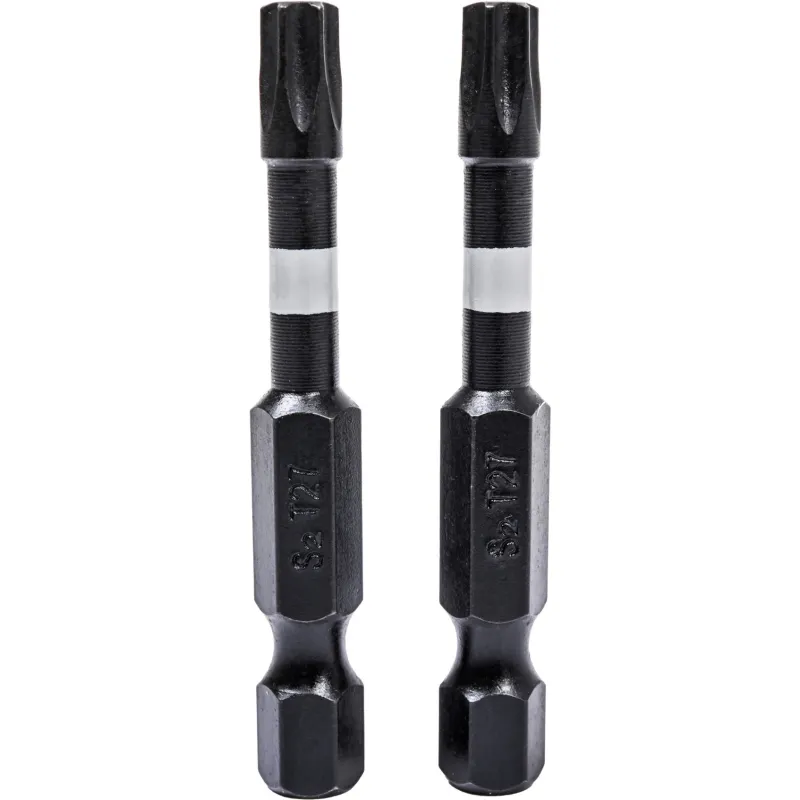 Końcówki wkrętakowe udarowe Torx T27 x 50 mm, 2 szt.
