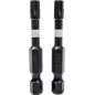 Końcówki wkrętakowe udarowe Torx T27 x 50 mm, 2 szt.