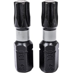 Końcówki wkrętakowe udarowe Torx T30 x 25 mm, 2 szt.