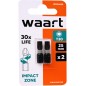 Końcówki wkrętakowe udarowe Torx T30 x 25 mm, 2 szt.