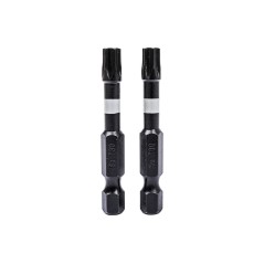 Końcówki wkrętakowe udarowe Torx T30 x 50 mm, 2 szt.