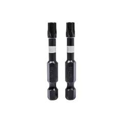 Końcówki wkrętakowe udarowe Torx T30 x 50 mm, 2 szt.