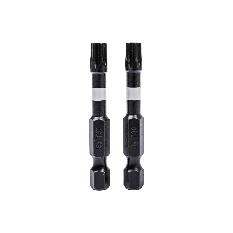 Końcówki wkrętakowe udarowe Torx T30 x 50 mm, 2 szt. Końcówki wkrętakowe udarowe Torx T30 x 50 mm, 2 szt.
