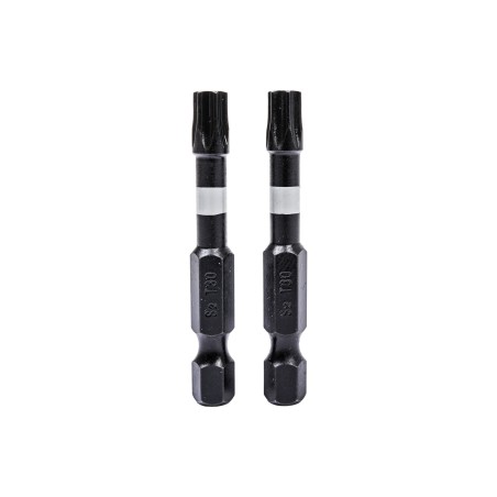 Końcówki wkrętakowe udarowe Torx T30 x 50 mm, 2 szt.