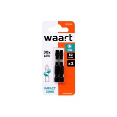 Końcówki wkrętakowe udarowe Torx T30 x 50 mm, 2 szt.