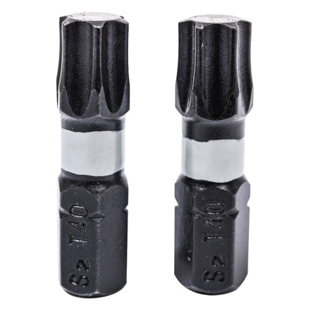 Końcówki wkrętakowe udarowe Torx T40 x 25 mm, 2 szt.