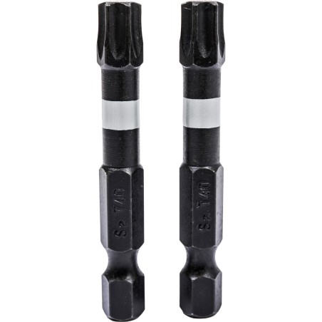 Końcówki wkrętakowe udarowe Torx T40 x 50 mm, 2 szt.