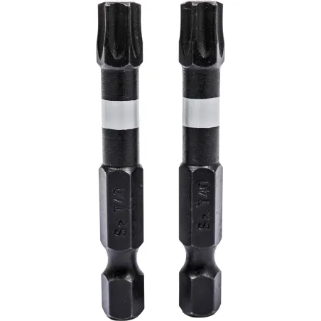 Końcówki wkrętakowe udarowe Torx T40 x 50 mm, 2 szt.