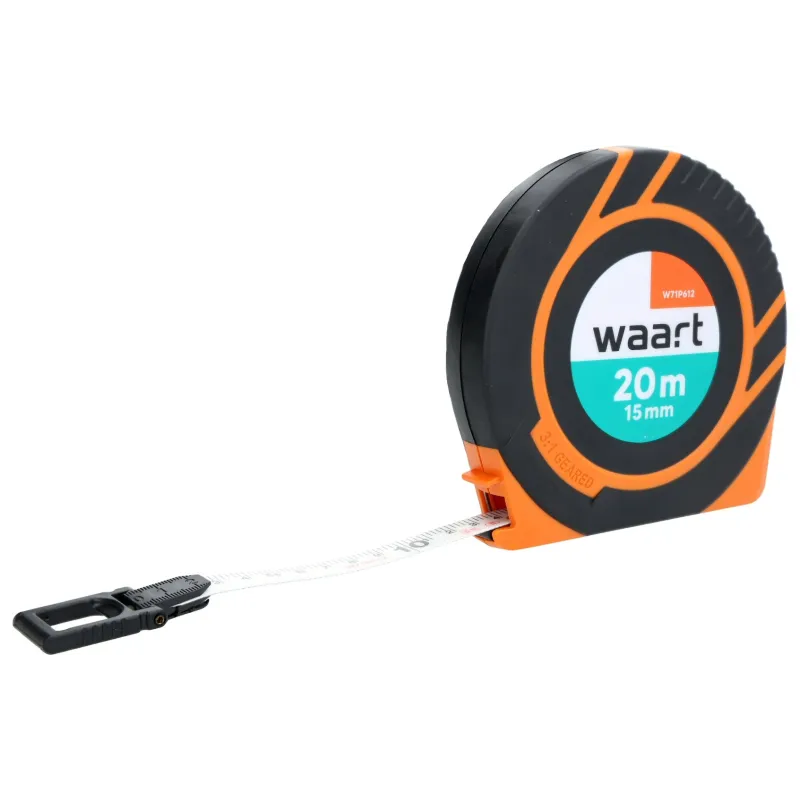 Taśma miernicza włókno szklane 20m , 15mm , szybkie zwijanie 3:1