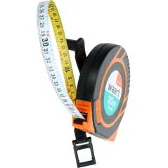 Taśma miernicza stalowa 30m , 13mm , szybkie zwijanie 3:1
