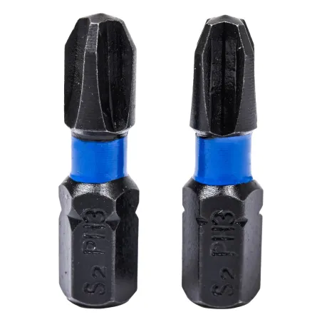 Końcówki wkrętakowe udarowe krzyżowe PH3 x 25 mm, 2 szt.
