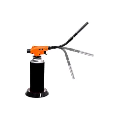 Palnik gazowy z zapłonem piezo, elastyczna dysza