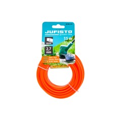 Żyłka do podkaszarki, kwadratowa, 2.7 mm, długość 15 m