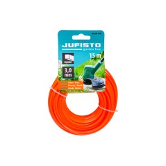 Żyłka do podkaszarki, kwadratowa, 3.0 mm, długość 15 m