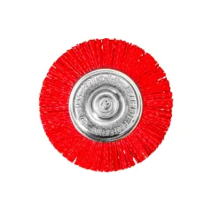 Szczotka nylonowa, tarczowa 100 mm, trzpień 6 mm