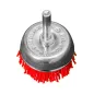 Szczotka nylonowa, doczołowa 50 mm, trzpień 6 mm