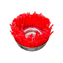 Szczotka nylonowa, doczołowa 50 mm, trzpień 6 mm