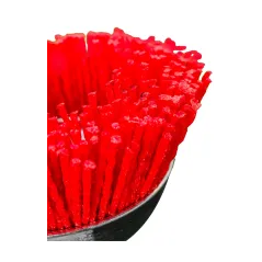 Szczotka nylonowa, doczołowa 50 mm, trzpień 6 mm