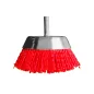 Szczotka nylonowa, doczołowa 65 mm, trzpień 6 mm Szczotka nylonowa, doczołowa 65 mm, trzpień 6 mm