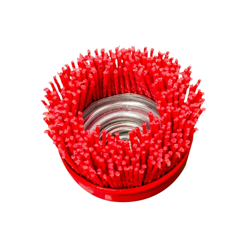 Szczotka nylonowa, doczołowa 60 mm, M14