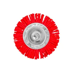 Szczotka nylonowa, tarczowa 50 mm, trzpień 6 mm