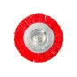 Szczotka nylonowa, tarczowa 75 mm, trzpień 6 mm