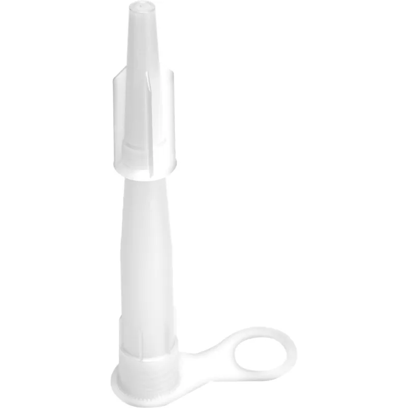 Aplikator z clipem, nakrętka, bezbarwny, 10 szt.