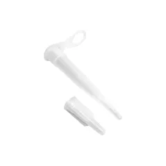 Aplikator z clipem, nakrętka, bezbarwny, 10 szt.