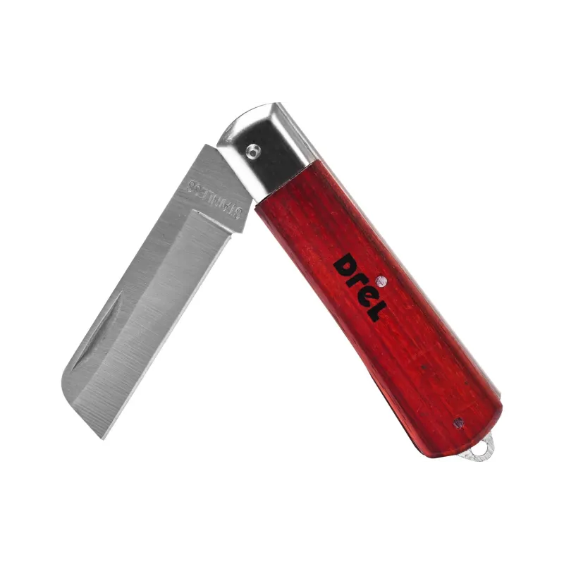 Nóż monterski 195 mm, drewniane okładki, prosty