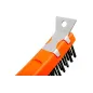 Szczotka druciana ze skrobakiem, drut stalowy, 3 x 19, 347 mm, plastikowa Szczotka druciana ze skrobakiem, drut stalowy, 3 x 19, 347 mm, plastikowa