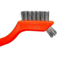 Zestaw szczotek drucianych 180 mm, mosiądz, nylon i stal nierdzewna, 3 szt.