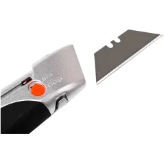 Nóż z ostrzem trapezowym 19 mm, automatycznie chowane ostrze