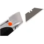 Nóż z ostrzem trapezowym 19 mm, automatycznie chowane ostrze