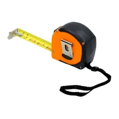 Miara zwijana stalowa 8 m, 25 mm, kompaktowa obudowa