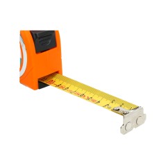 Miara zwijana stalowa 8 m, 25 mm, kompaktowa obudowa