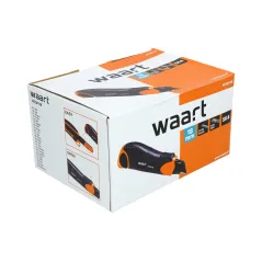 Nóż z ostrzem łamanym 18 mm, czarne ostrze SK4, miękki uchwyt