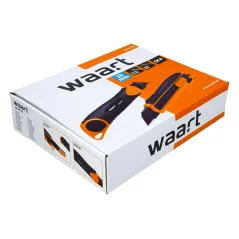 Nóż z ostrzem łamanym 25 mm, czarne ostrze SK4, miękki uchwyt