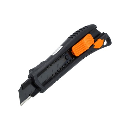Nóż z ostrzem łamanym 18 mm, czarne ostrze SK4