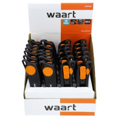 Nóż z ostrzem łamanym 18 mm, czarne ostrze SK4