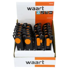 Nóż z ostrzem łamanym 18 mm, czarne ostrze SK4