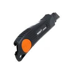 Nóż z ostrzem łamanym 18 mm, czarne ostrze SK4