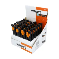 Nóż z ostrzem łamanym 18 mm, czarne ostrze SK4