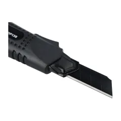 Nóż z ostrzem łamanym 18 mm, czarne ostrze SK4