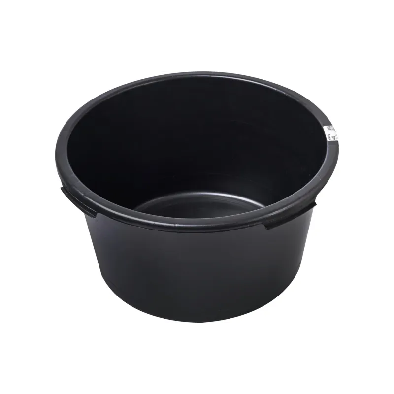 Kastra budowlana 40l, okrągła, czarna Kastra budowlana 40l, okrągła, czarna