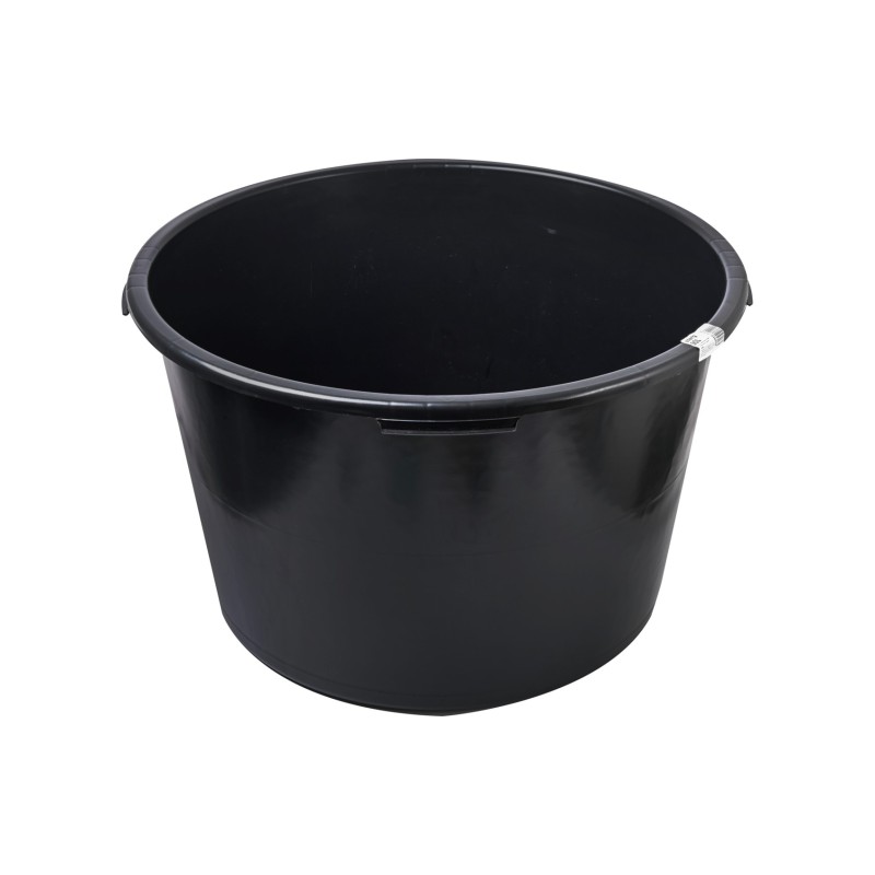 Kastra budowlana 90l, okrągła, czarna Kastra budowlana 90l, okrągła, czarna