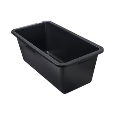 Kastra budowlana 60l, prostokątna, czarna