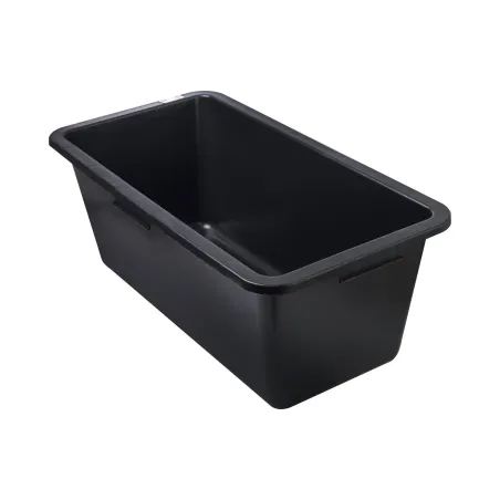Kastra budowlana 60l, prostokątna, czarna