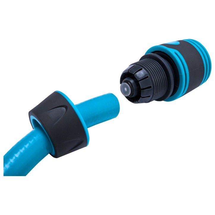 Wąż ogrodowy 1/2", 1.5 m, 2 złącza 1/2" soft grip
