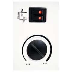 Grzejnik konwektorowy 2000W, Zakres pracy 750W / 1250W / 2000W, Termostat.